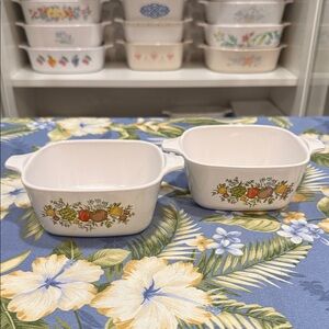 Corningware spice of life P-43-B set of two